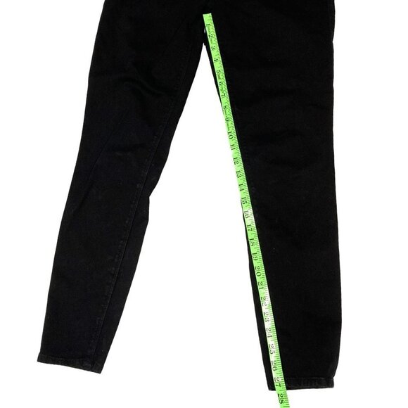 Habitual Black Jeans, Size 28, Skinny Straight Leg, Stretchy Soft Brushed Cotton - Picture 9 of 12